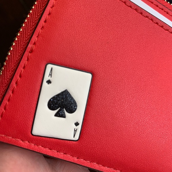 Authentic Kate Spade leather L-zip wallet/keychain - Picture 9 of 10